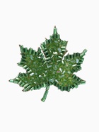 Брошь «Лист кленовый», стеклярус, зелёная в золоте  (артикул 10968172)  большой выбор товаров оптом и в розницу по низким ценам с доставкой