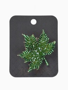 Брошь «Лист кленовый», стеклярус, зелёная в золоте  (артикул 10968172)  большой выбор товаров оптом и в розницу по низким ценам с доставкой