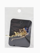 Брошь «Медуза морская», синяя в золоте  (артикул 10968174)  большой выбор товаров оптом и в розницу по низким ценам с доставкой