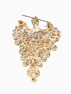 Брошь «Жар-птица волшебная», стразы, цветная в золоте  (артикул 10968181)  большой выбор товаров оптом и в розницу по низким ценам с доставкой