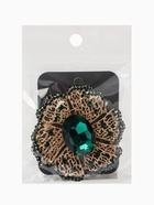 Брошь «Цветок изумрудный», стразы, зелёная в золоте  (артикул 10968184)  большой выбор товаров оптом и в розницу по низким ценам с доставкой