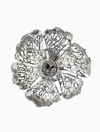 Брошь «Цветок сапфировый», стразы, синий в серебре - Фото 2