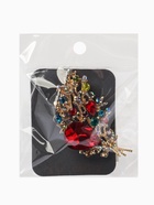 Брошь «Лист осенний ажурный», стразы, разноцветная в золоте  (артикул 10968187)  большой выбор товаров оптом и в розницу по низким ценам с доставкой