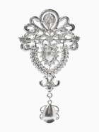 Брошь «Императрица .вензеля», белая в серебре  (артикул 10968188)  большой выбор товаров оптом и в розницу по низким ценам с доставкой