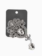 Брошь «Императрица .вензеля», белая в серебре  (артикул 10968188)  большой выбор товаров оптом и в розницу по низким ценам с доставкой