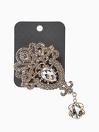 Брошь «Императрица .вензеля», белая в золоте  (артикул 10968189)  большой выбор товаров оптом и в розницу по низким ценам с доставкой