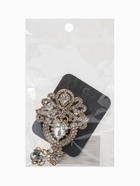 Брошь «Императрица .вензеля», белая в золоте  (артикул 10968189)  большой выбор товаров оптом и в розницу по низким ценам с доставкой