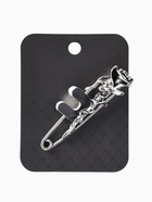 Булавка «Цветок Роза», L=5 см, цвет чернёное серебро  (артикул 10968192)  большой выбор товаров оптом и в розницу по низким ценам с доставкой