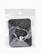 Брошь «Подкова с бусиной», №10, белая в серебре  (артикул 10968196)  большой выбор товаров оптом и в розницу по низким ценам с доставкой