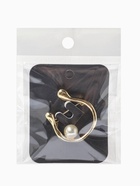 Брошь «Подкова с бусиной», №10, белая в золоте  (артикул 10968197)  большой выбор товаров оптом и в розницу по низким ценам с доставкой