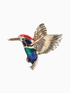 Брошь «Птица Колибри», разноцветная в золоте  (артикул 10968203)  большой выбор товаров оптом и в розницу по низким ценам с доставкой