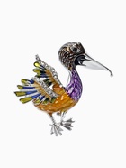 Брошь «Птица Пеликан», разноцветная в серебре  (артикул 10968205)  большой выбор товаров оптом и в розницу по низким ценам с доставкой