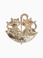 Брошь «Кошки в зонте», коричневая в золоте  (артикул 10968206)  большой выбор товаров оптом и в розницу по низким ценам с доставкой