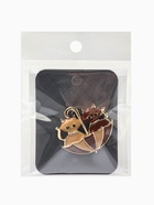 Брошь «Кошки в зонте», коричневая в золоте  (артикул 10968206)  большой выбор товаров оптом и в розницу по низким ценам с доставкой