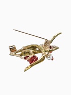 Брошь «Цветы Ирисы с жемчугом», красная, зелёная  (артикул 10968208)  большой выбор товаров оптом и в розницу по низким ценам с доставкой