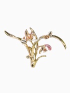 Брошь «Цветы Ирисы с жемчугом», красная, розовая  (артикул 10968209)  большой выбор товаров оптом и в розницу по низким ценам с доставкой