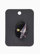 Брошь «Ежик с цветами», серая в золоте  (артикул 10968211)  большой выбор товаров оптом и в розницу по низким ценам с доставкой