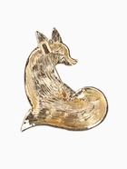 Брошь «Лиса хитрая», стразы, оранжевая, белая в золоте  (артикул 10968215)  большой выбор товаров оптом и в розницу по низким ценам с доставкой