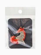 Брошь «Лиса хитрая», стразы, оранжевая, белая в золоте  (артикул 10968215)  большой выбор товаров оптом и в розницу по низким ценам с доставкой