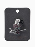 Брошь «Птица Какаду на ветке», разноцветная в серебре  (артикул 10968223)  большой выбор товаров оптом и в розницу по низким ценам с доставкой