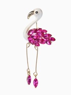 Брошь «Фламинго», кристалл, ноги двигаются, белая, малиновый золоте  (артикул 10968227)  большой выбор товаров оптом и в розницу по низким ценам с доставкой