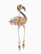 Брошь «Фламинго», кристалл, ноги двигаются, белая, малиновый золоте  (артикул 10968227)  большой выбор товаров оптом и в розницу по низким ценам с доставкой