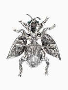 Брошь «Муха с резными крыльями», зелёная, розовая в чернёном серебре  (артикул 10968229)  большой выбор товаров оптом и в розницу по низким ценам с доставкой