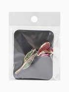 Брошь «Цветок Тюльпан», стразы, розовая, зелёная в золоте - Фото 6