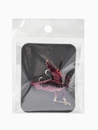 Брошь «Птица Аист», стразы, фиолетовая в золоте  (артикул 10968235)  большой выбор товаров оптом и в розницу по низким ценам с доставкой