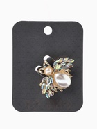 Брошь «Жук роскошный», жемчуг, кристаллы, белая, радужная в золоте  (артикул 10968238)  большой выбор товаров оптом и в розницу по низким ценам с доставкой