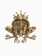 Брошь «Лягушка принцесса», зелёная в чернёном золоте  (артикул 10968241)  большой выбор товаров оптом и в розницу по низким ценам с доставкой