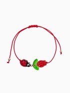 Браслет-оберег «Красная нить. Тюльпан с божьей коровкой», красная, зелёный  (артикул 10968438)  большой выбор товаров оптом и в розницу по низким ценам с доставкой