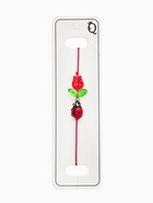 Браслет-оберег «Красная нить. Тюльпан с божьей коровкой», красная, зелёный  (артикул 10968438)  большой выбор товаров оптом и в розницу по низким ценам с доставкой