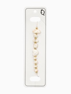 Браслет-оберег «Сердце и крошка - на любовь», красный, белый - Фото 3