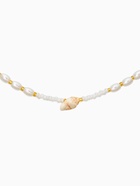 Чокер «Морской мир. Ракушка, жемчуг», белый в золоте  (артикул 10968452)  большой выбор товаров оптом и в розницу по низким ценам с доставкой