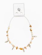 Чокер «Морской мир. Ракушка», белый в серебре  (артикул 10968455)  большой выбор товаров оптом и в розницу по низким ценам с доставкой