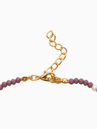 Чокер «Морской мир. Хвост русалки с жемчугом», фиолетовый, белый в золоте  (артикул 10968456)  большой выбор товаров оптом и в розницу по низким ценам с доставкой