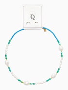 Чокер «Морской мир. Жемчуг барочный», голубой, белый в золоте  (артикул 10968457)  большой выбор товаров оптом и в розницу по низким ценам с доставкой