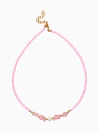 Чокер из бисера «Морской мир. Крошка с жемчугом», розовый в золоте  (артикул 10968459)  большой выбор товаров оптом и в розницу по низким ценам с доставкой