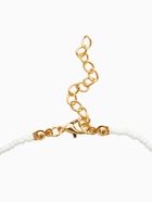 Чокер из бисера «Морской мир. Русалочка с жемчугом», белый, голубой в золоте  (артикул 10968461)  большой выбор товаров оптом и в розницу по низким ценам с доставкой