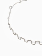 Чокер «Волна сияющая», L=30 см + 7 см, цвет серебро  (артикул 10969425)  большой выбор товаров оптом и в розницу по низким ценам с доставкой