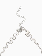 Чокер «Волна сияющая», L=30 см + 7 см, цвет серебро  (артикул 10969425)  большой выбор товаров оптом и в розницу по низким ценам с доставкой