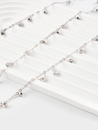 Цепочка со стразами, 4 мм, L=100 см, мелкое плетение 2×1.8 мм, цвет серебро  (артикул 10970813)  большой выбор товаров оптом и в розницу по низким ценам с доставкой