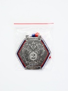 Медаль призовая «2 место», серебро 201, d=8 см, с лентой - Фото 4