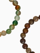 Набор браслетов 2 шт. «Раухтопаз и Агат», d=6 см, шар №8, зелёный, разноцветный  (артикул 10976598)  большой выбор товаров оптом и в розницу по низким ценам с доставкой