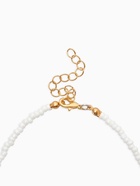 Чокер из бисера «Сердце», L=45 см, белый, красный в золоте  (артикул 10979768)  большой выбор товаров оптом и в розницу по низким ценам с доставкой