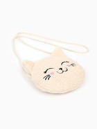 Сумка детская мягкая "Котёнок", 15*13 см, бежевый цвет  (артикул 10987137)  большой выбор товаров оптом и в розницу по низким ценам с доставкой