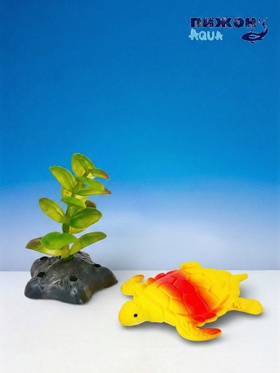 Набор декора для аквариума «Черепаха и трава»  (артикул 10958495)  большой выбор товаров оптом и в розницу по низким ценам с доставкой