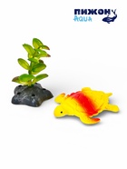 Набор декора для аквариума «Черепаха и трава» 10958495