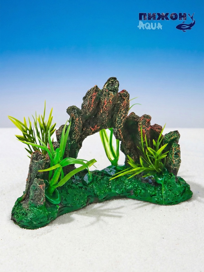 Декор для аквариума «Каменные джунгли», 14×5×9.5 см - Фото 1